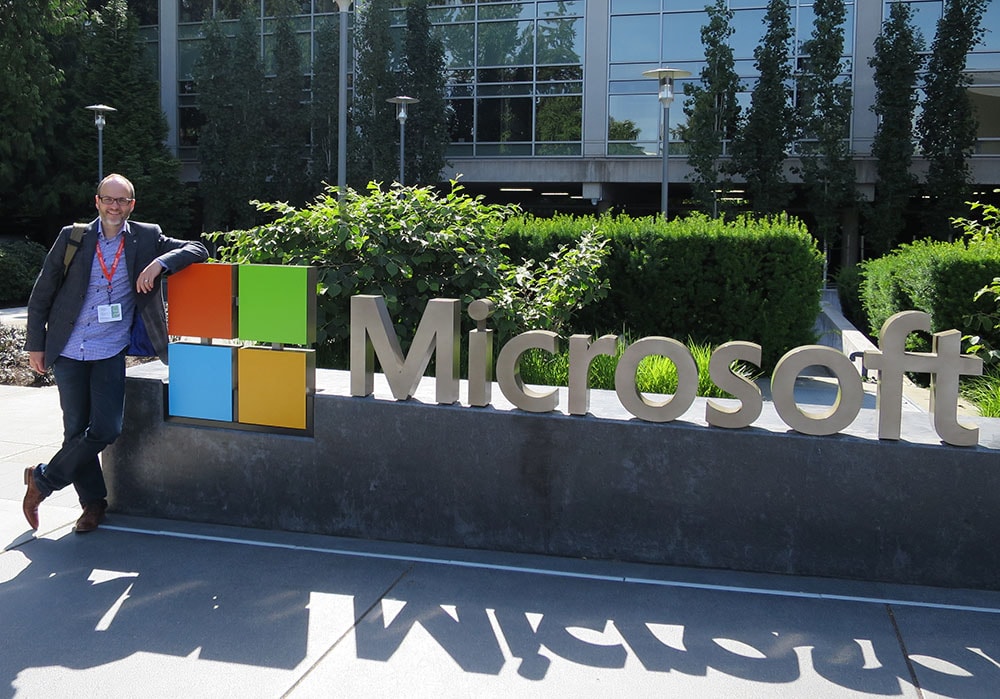 Adam at Microsoft, Seattle